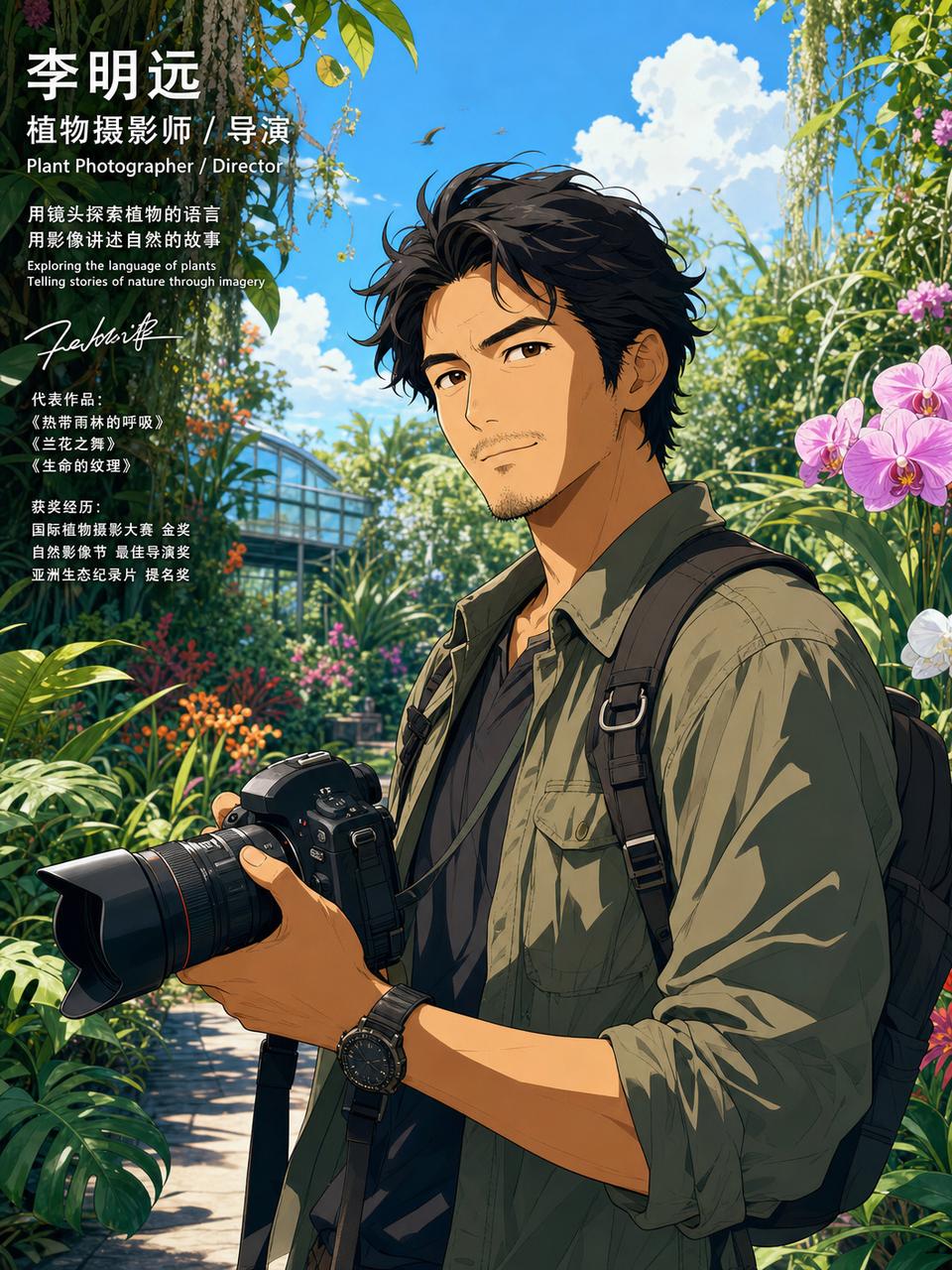 国产一区植物摄影师李明远